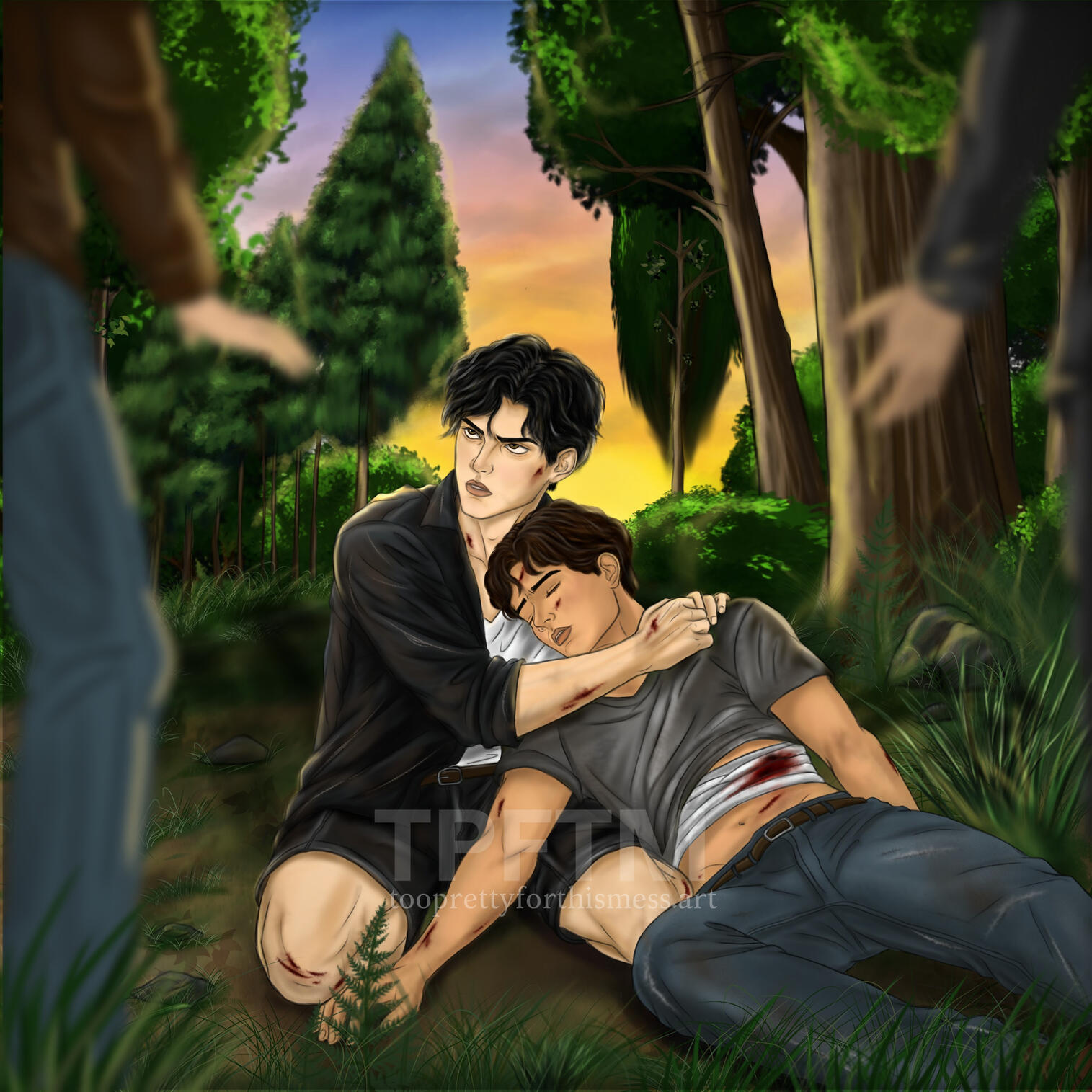 Vaughn and Yulian (Commission for @jens.reading.glasses)